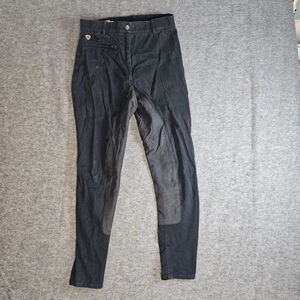 Ariat Sport Women Sz 27x26* Pants Black Breeches Stretch Equestrian Riding